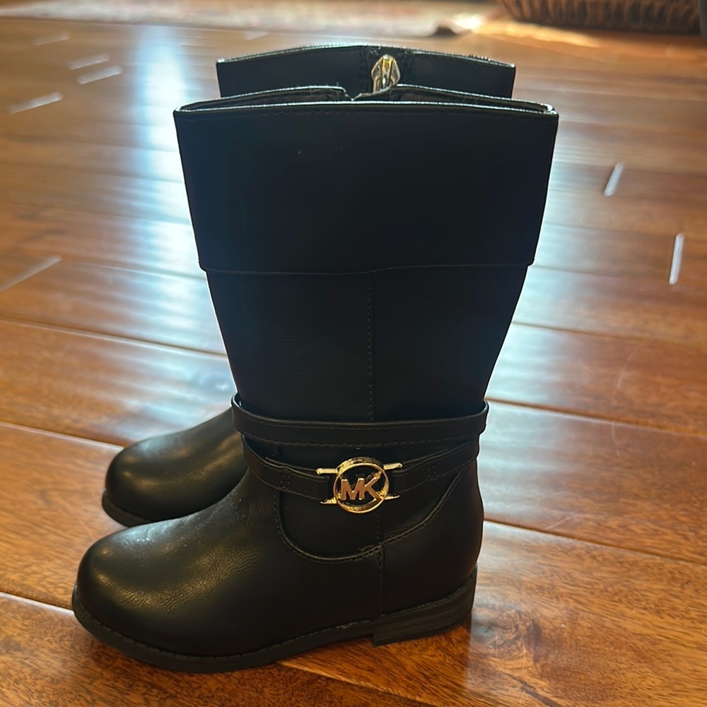 Michael Kors Kids Black Boots